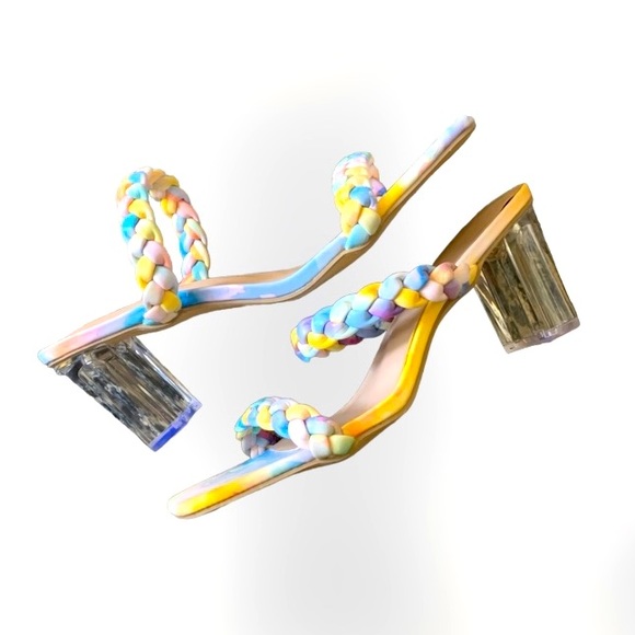 SHEIN Braided Detail Chunky Mule Sandal - Picture 2 of 3